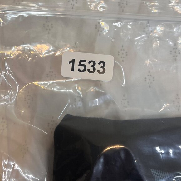 Katina Marie Womens L Blue & Black 3/4 Sleeve Sweater Elegant Damask Supima Cott - Picture 14 of 14